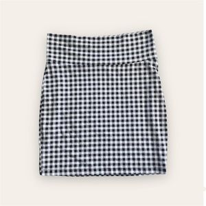 Black and white Gingham Skirt